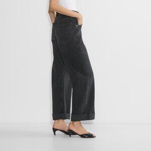 Citizens of Humanity AYLA Baggy Cuffed Jean in Faded Black size 24